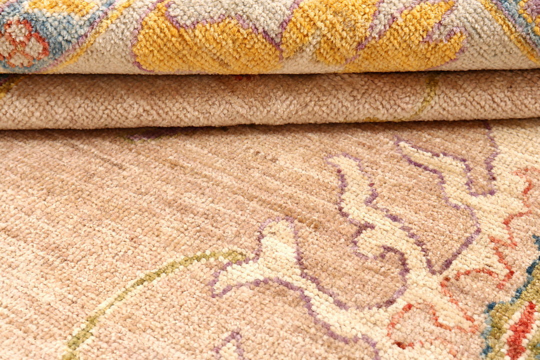 Bisque Oushak 8'  11" x 11'  11" - No. QA45322