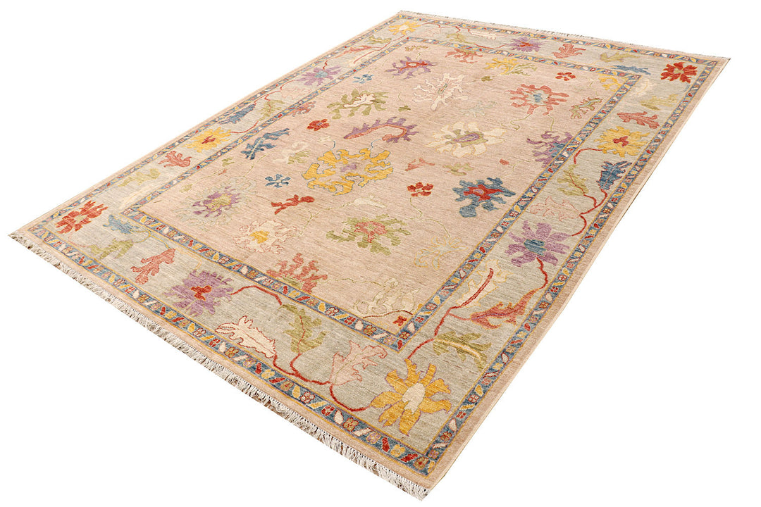 Bisque Oushak 8'  11" x 11'  11" - No. QA45322