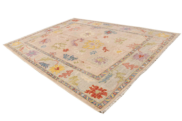 Bisque Oushak 8'  11" x 11'  11" - No. QA45322