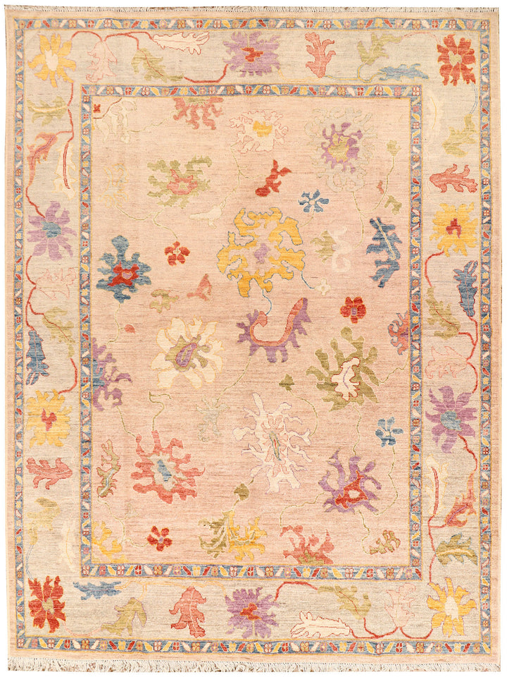 Bisque Oushak 8' 11 x 11' 11 - No. 73471