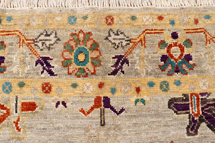 Tan Oushak 4'  1" x 5'  11" - No. QA60117