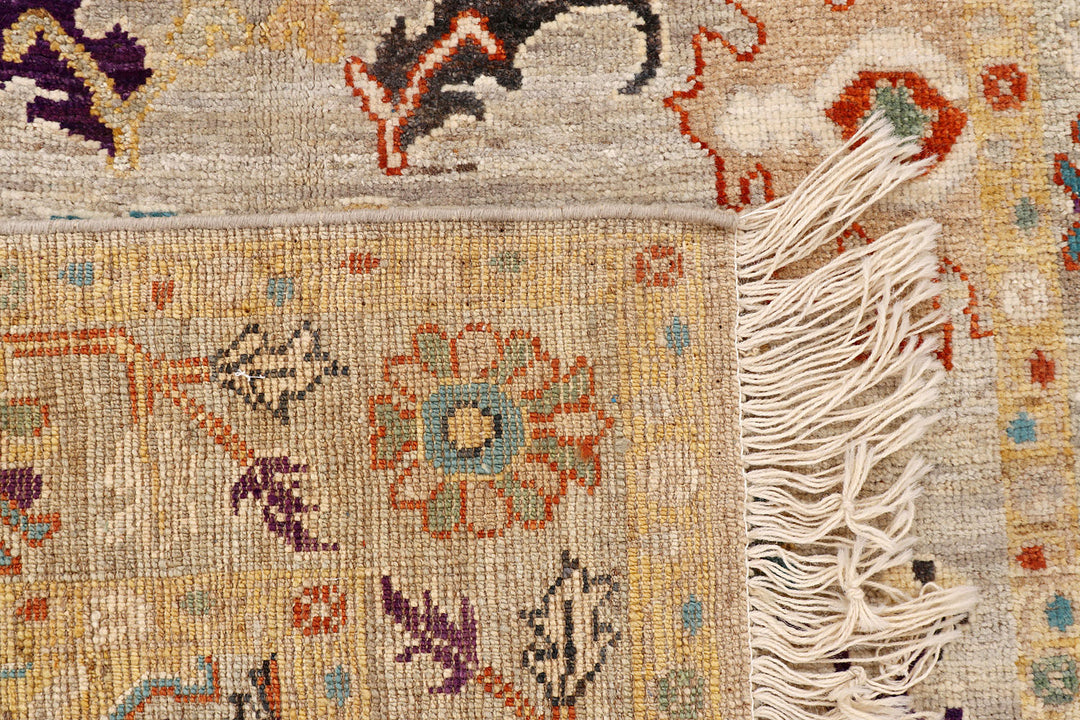 Tan Oushak 4'  1" x 5'  11" - No. QA60117