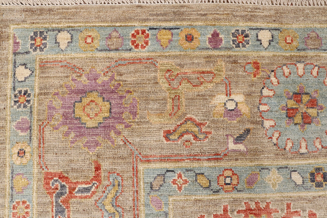 Tan Oushak 8'  10" x 12'  3" - No. QA99769