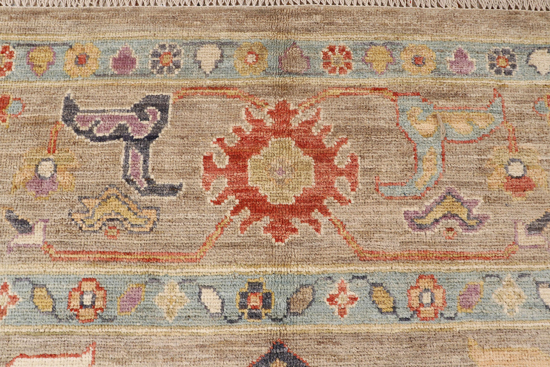 Tan Oushak 8'  10" x 12'  3" - No. QA99769