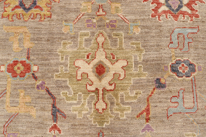 Tan Oushak 8'  10" x 12'  3" - No. QA99769