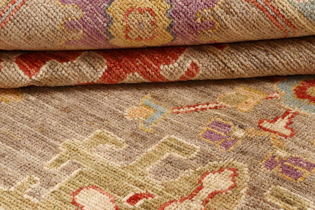 Tan Oushak 8'  10" x 12'  3" - No. QA99769