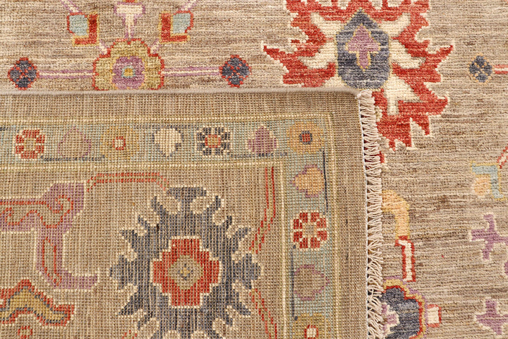 Tan Oushak 8'  10" x 12'  3" - No. QA99769