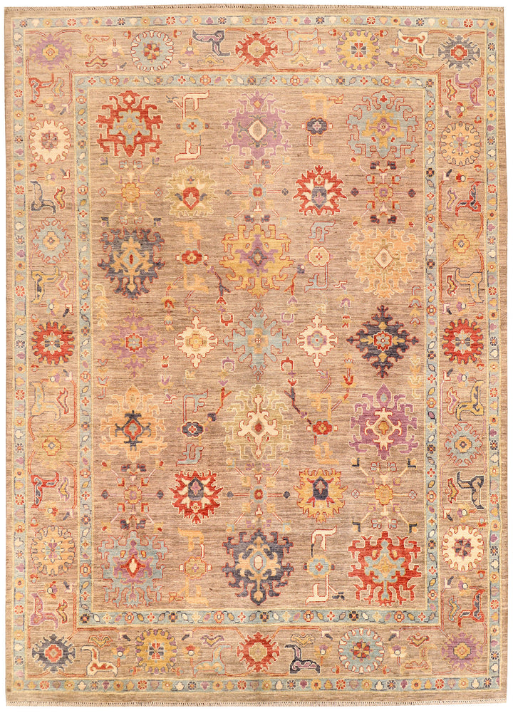 Tan Oushak 8'  10" x 12'  3" - No. QA99769