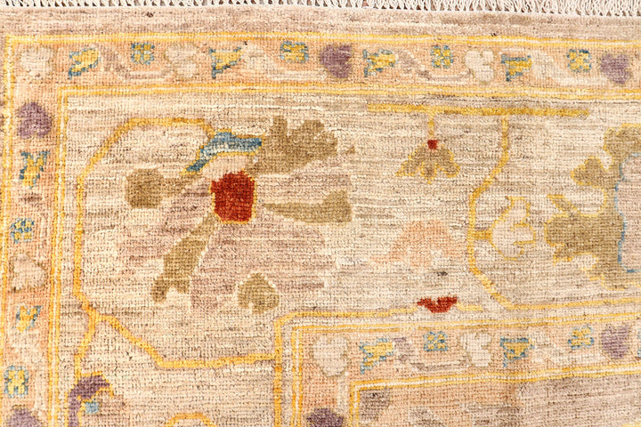 Bisque Oushak 9'  3" x 11'  10" - No. QA98776