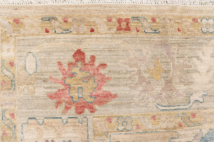 Tan Oushak 8'  11" x 11'  3" - No. QA80654