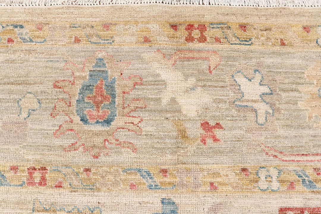 Tan Oushak 8'  11" x 11'  3" - No. QA80654