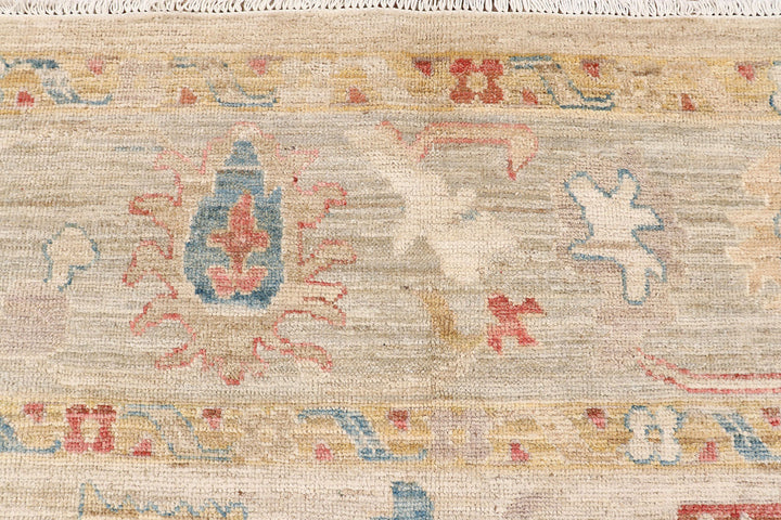 Tan Oushak 8'  11" x 11'  3" - No. QA80654