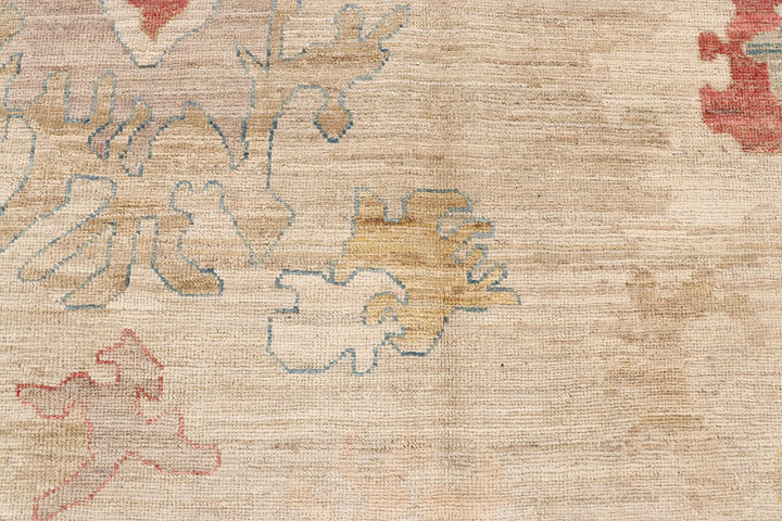 Tan Oushak 8'  11" x 11'  3" - No. QA80654