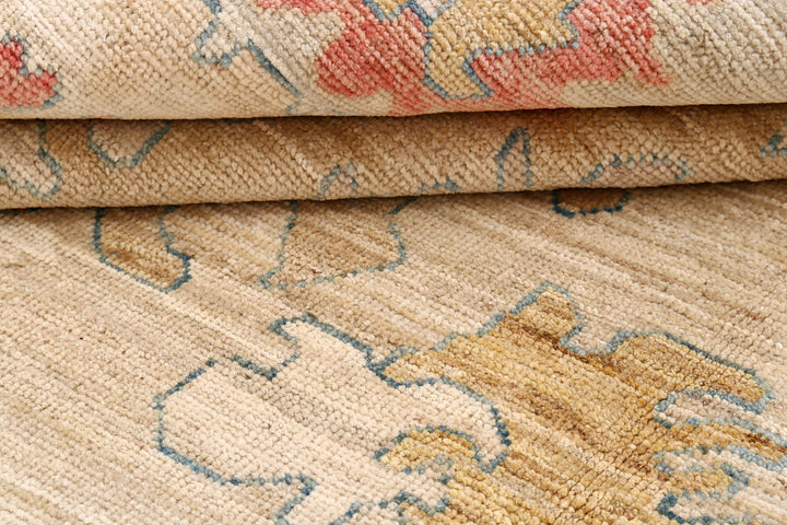 Tan Oushak 8'  11" x 11'  3" - No. QA80654