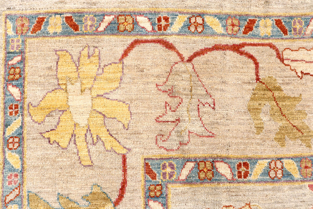 Tan Oushak 8'  11" x 11'  8" - No. QA45541