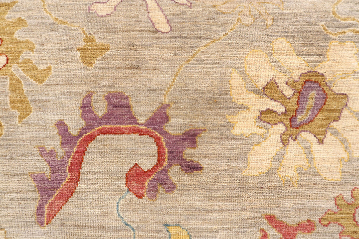 Tan Oushak 8'  11" x 11'  8" - No. QA45541