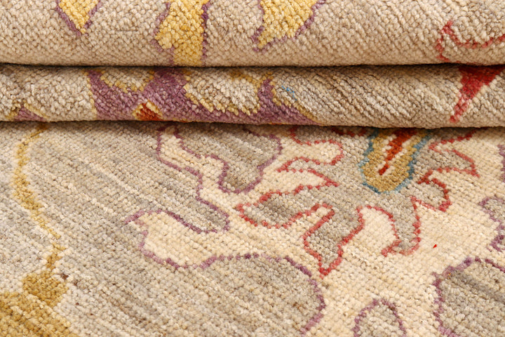 Tan Oushak 8'  11" x 11'  8" - No. QA45541