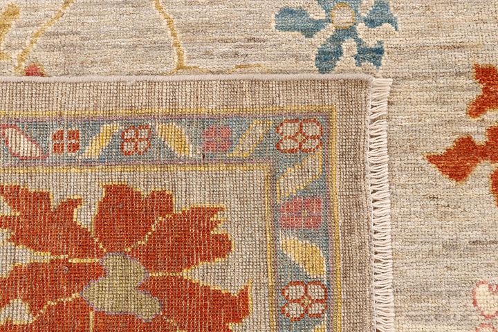 Tan Oushak 8'  11" x 11'  8" - No. QA45541