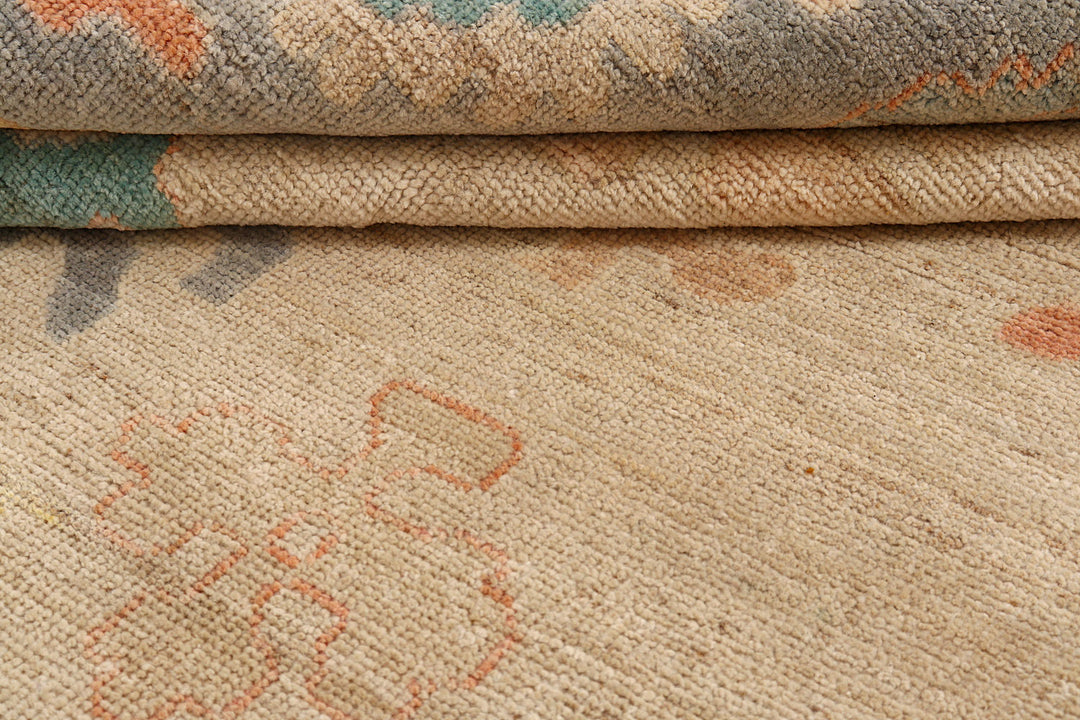 Bisque Oushak 9' 1 x 11' 10 - No. 73479