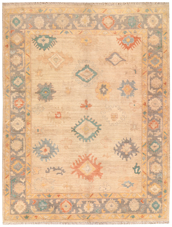 Bisque Oushak 9' 1 x 11' 10 - No. 73479