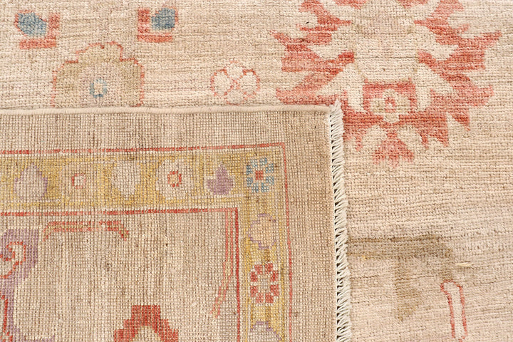 Bisque Oushak 9'  5" x 13'  10" - No. QA18214