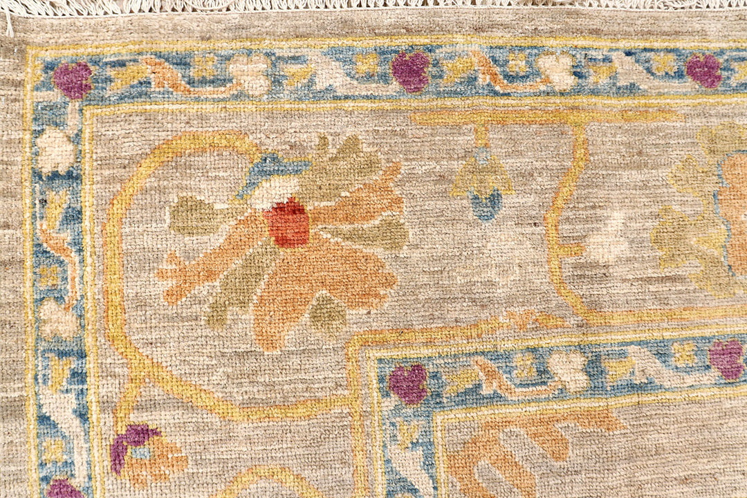 Tan Oushak 9'  x" 11'  11" - No. QA66312