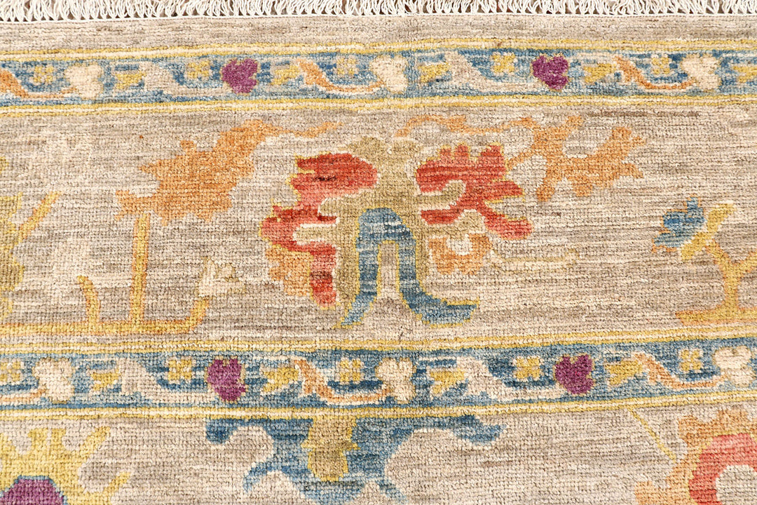 Tan Oushak 9'  x" 11'  11" - No. QA66312