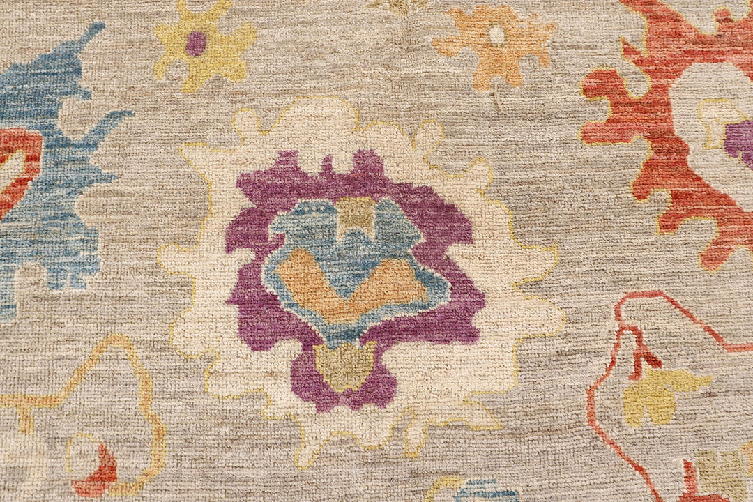 Tan Oushak 9'  x" 11'  11" - No. QA66312