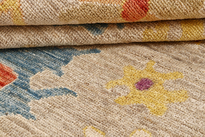 Tan Oushak 9'  x" 11'  11" - No. QA66312