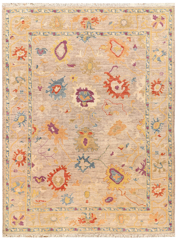 Tan Oushak 9'  x" 11'  11" - No. QA66312