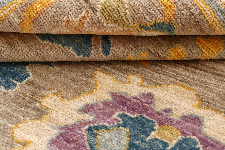 Tan Oushak 8'  2" x 9'  7" - No. QA33058