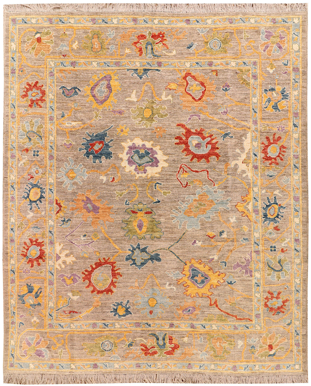 Tan Oushak 8' 2 x 9' 7 - No. 73482