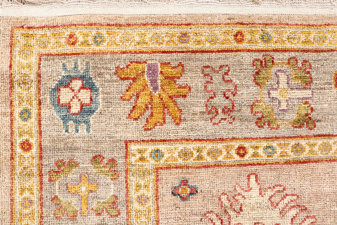 Peach Puff Oushak 5'  4" x 6'  11" - No. QA53910