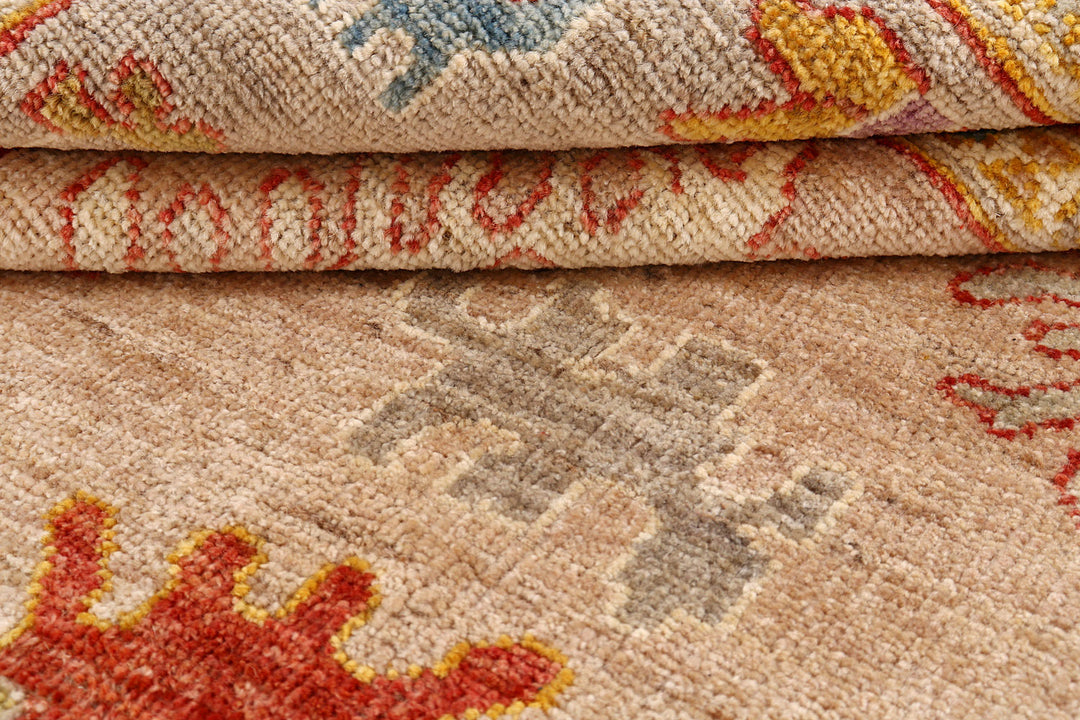 Peach Puff Oushak 5'  4" x 6'  11" - No. QA53910