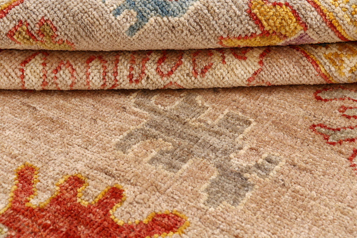 Peach Puff Oushak 5'  4" x 6'  11" - No. QA53910