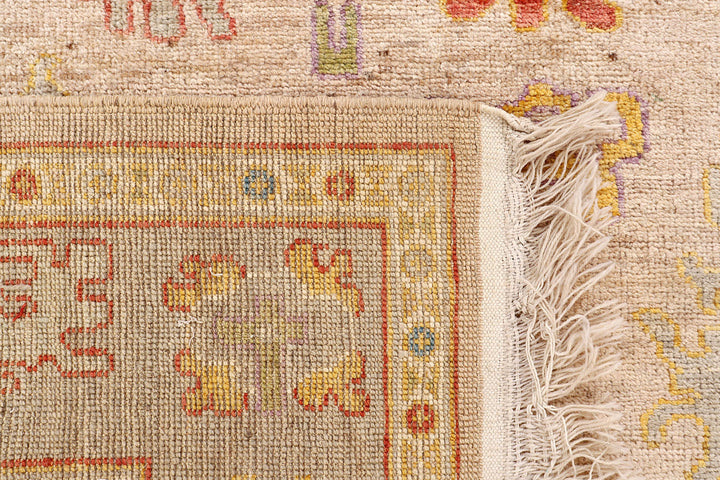 Peach Puff Oushak 5'  4" x 6'  11" - No. QA53910