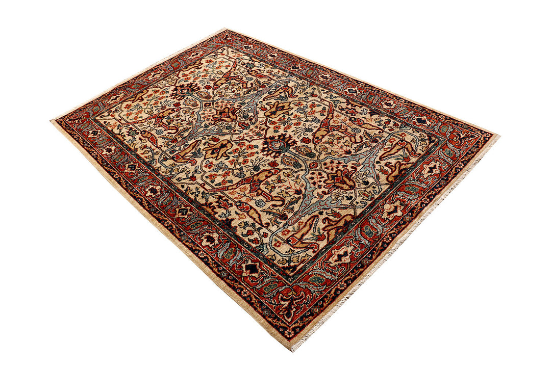 Blanched Almond Ziegler 4'  5" x 6'  3" - No. QA69162