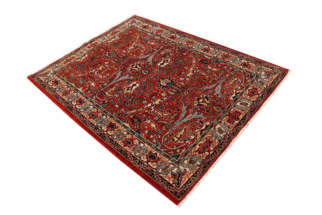 Blanched Almond Ziegler 4'  6" x 5'  11" - No. QA35994