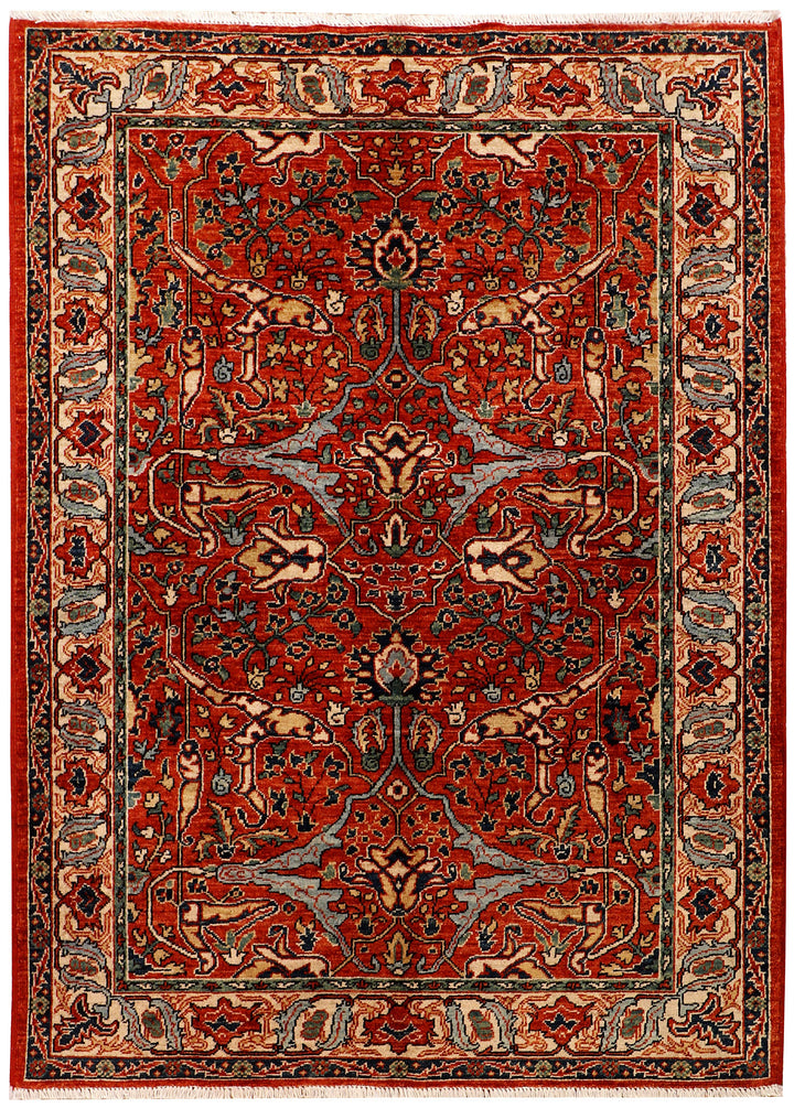 Blanched Almond Ziegler 4'  6" x 5'  11" - No. QA35994