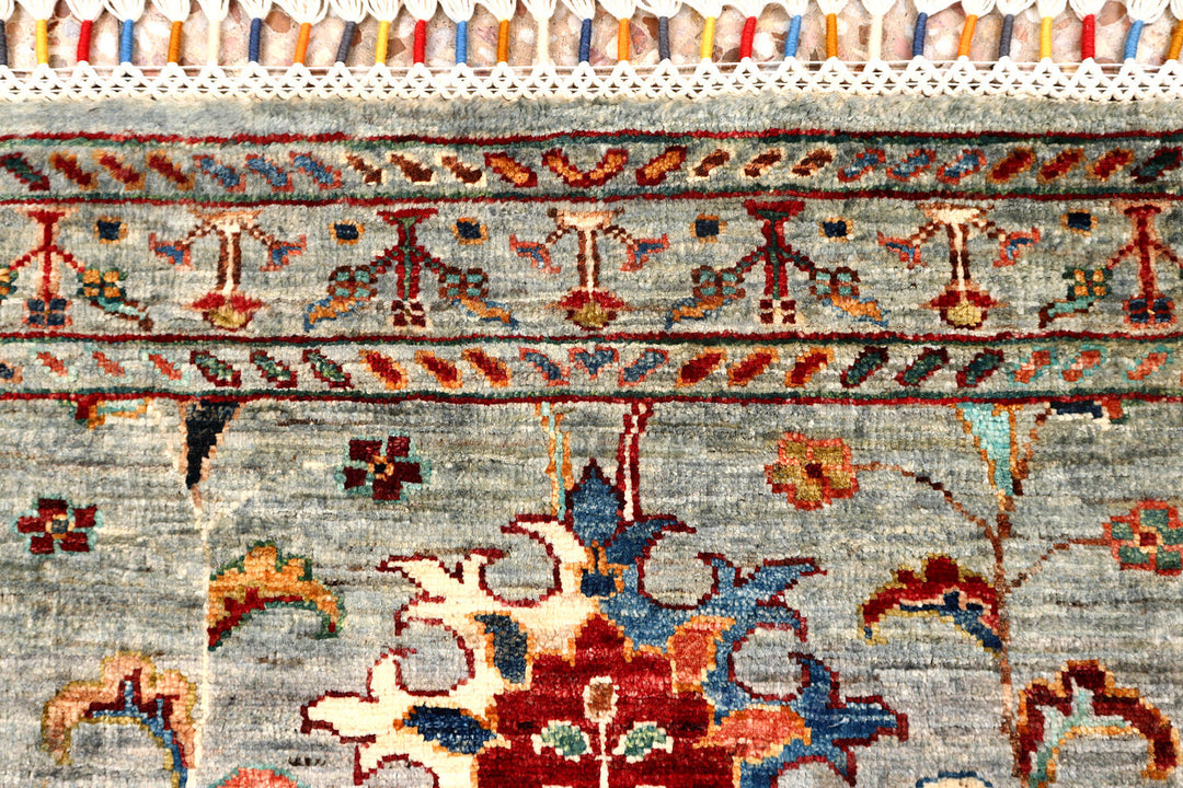 Multi Colored Kazak 2'  10" x 8'  2" - No. QA44423