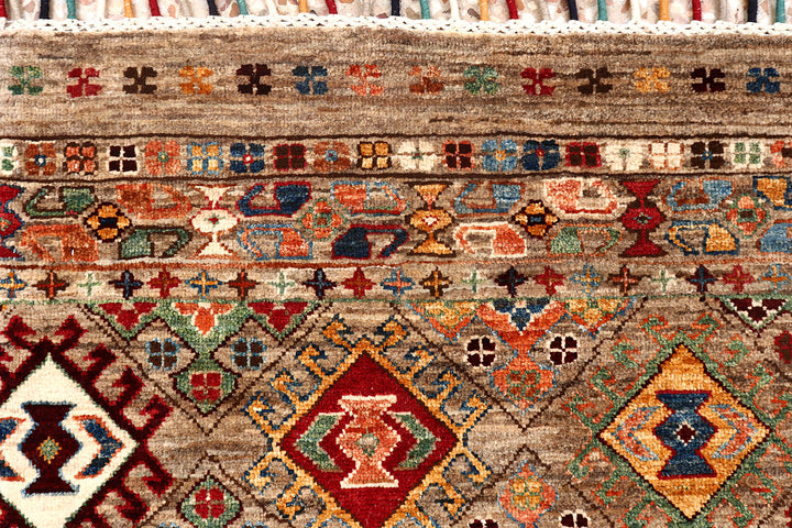 Multi Colored Kazak 2'  8" x 9'  9" - No. QA21542