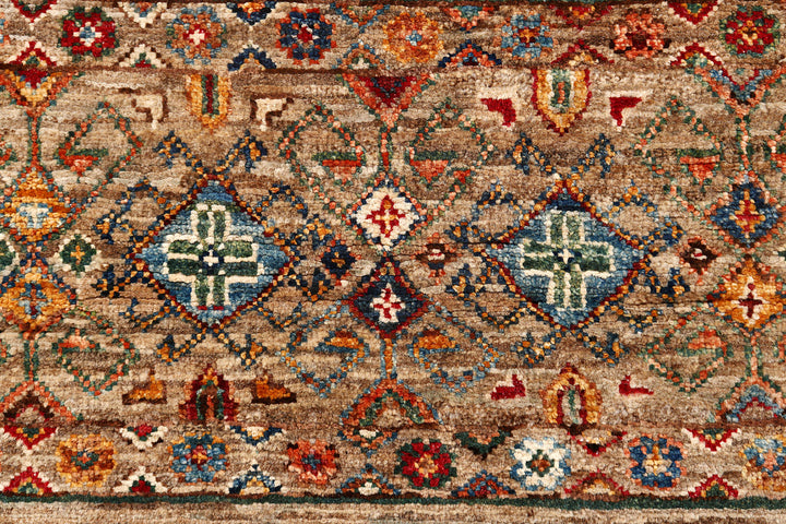 Multi Colored Kazak 2'  8" x 9'  9" - No. QA21542