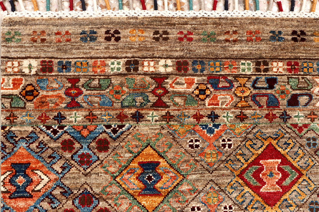 Multi Colored Kazak 2'  7" x 9'  9" - No. QA79231