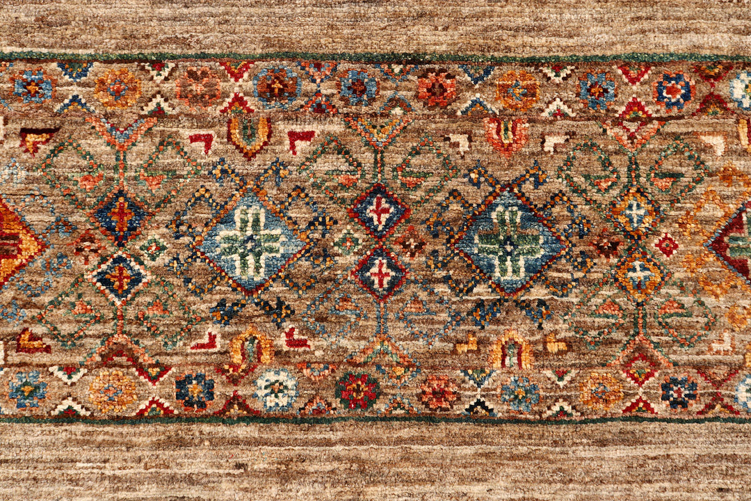 Multi Colored Kazak 2'  7" x 9'  9" - No. QA79231