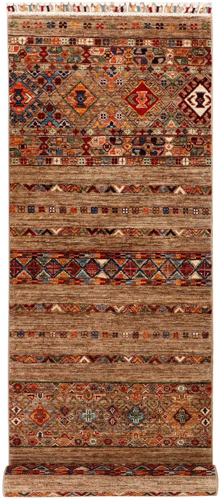 Multi Colored Kazak 2' 7 x 9' 9 - No. 73502