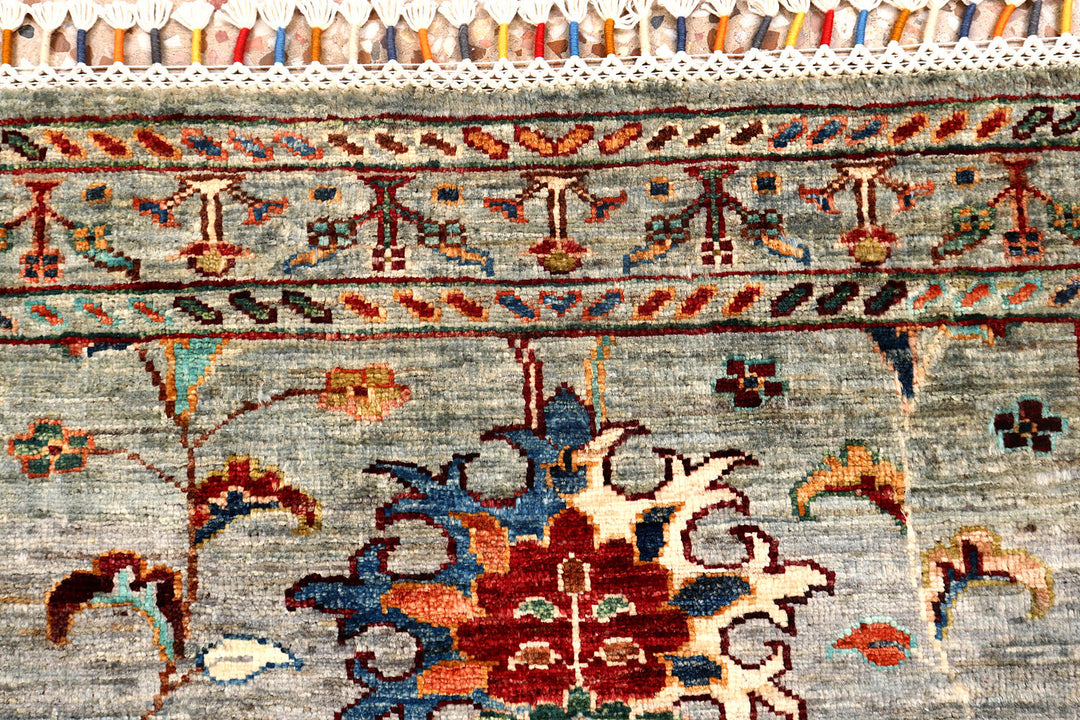 Multi Colored Kazak 2'  11" x 8'  2" - No. QA13604