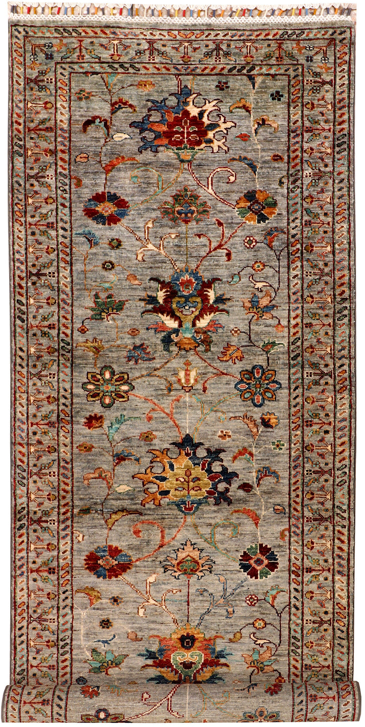 Multi Colored Kazak 2'  11" x 8'  2" - No. QA13604