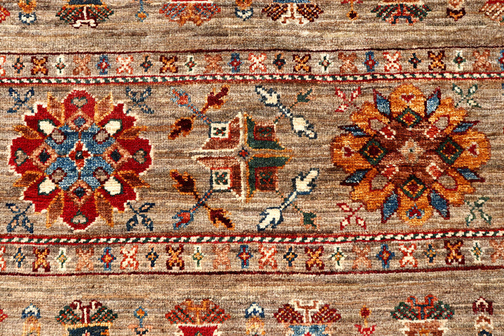 Multi Colored Kazak 2'  8" x 8'  4" - No. QA96452