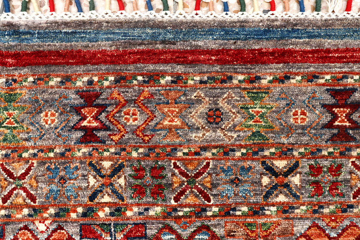 Multi Colored Kazak 2'  9" x 9'  9" - No. QA24271