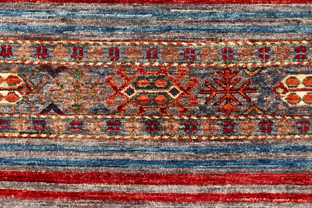 Multi Colored Kazak 2'  9" x 9'  9" - No. QA24271
